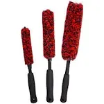 bzczh Metal-Free Wheel Brushes 3 Pack Brush Soft Dense Fibers Clean Car Rim Wheels Safelya at MechanicSurplus.com