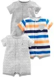 Simple Joys by Carter's baby-boys 3-Pack Snap-Up Rompers