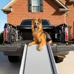 PetSafe Happy Ride Telescoping Dog Ramp for Cars, Trucks, & SUVs - Extends 39 to 72 Inches - Portable Pet Ramp for Large Dogs - Lightweight Aluminum Frame Weighs 13 lb, Supports up to 400 lb