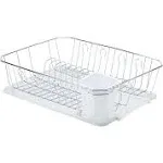 Kitchen Details 3-Piece Chrome Dishrack with Tray