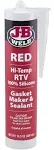 J-B Weld 31914 High Temperature RTV Silicone Gasket Maker & Sealant, 10.3 oz, Red