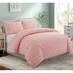 Kids Girls Printed 600 Thread Count Soft Cotton Blend Percale Duvet Cover Set ...