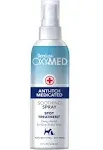 TropiClean Oxymed Medicated Cat & Dog Itch Relief Spray - Gentle Skin Soother For Dogs & Cats, 8 Ounce