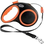 Retractable Dog Leash 30 FT, HH Together 360° Tangle-Free Leash for Medium Large Dogs up to 77 lbs, Heavy Duty, One-Handed Brake, Pause, Lock