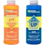 General Hydroponics PH Up and PH Down Liquids