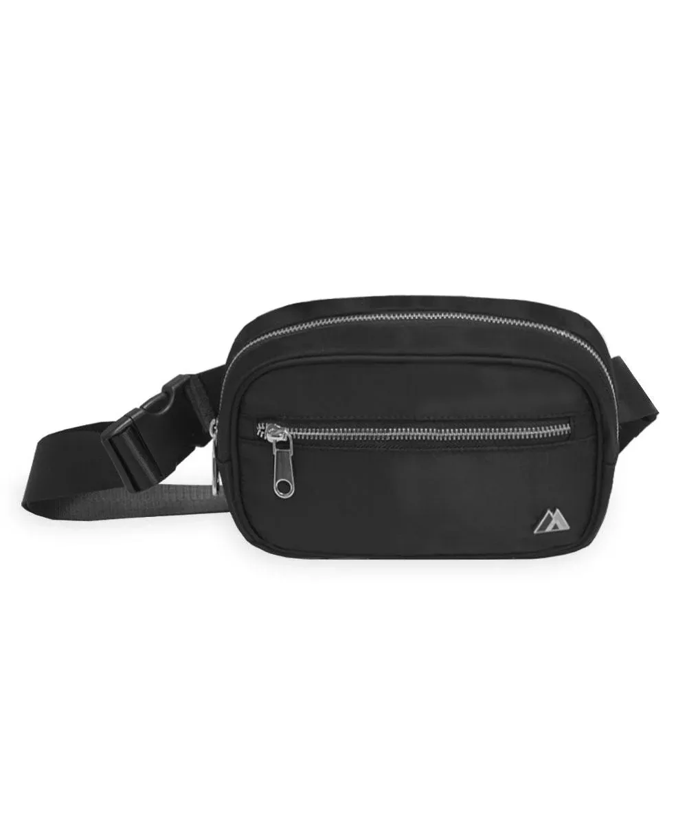 Everest Premium Waist Pack-Large, Black, One Size