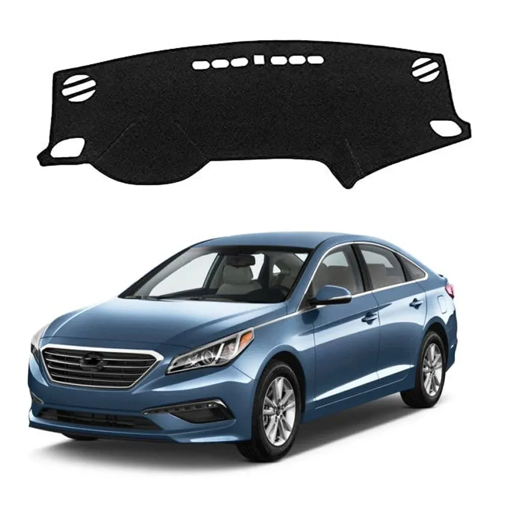 For Hyundai Sonata 2015-2019 Accessories LHD Anti Slip Dashboard Carpet Dashboard Cover Dash Cover Sun Cover Pad Dash Mat Cover 1PCS