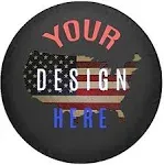 Silverback Tire Covers Custom Spare Tire Cover You Design Personalized Full Color ...