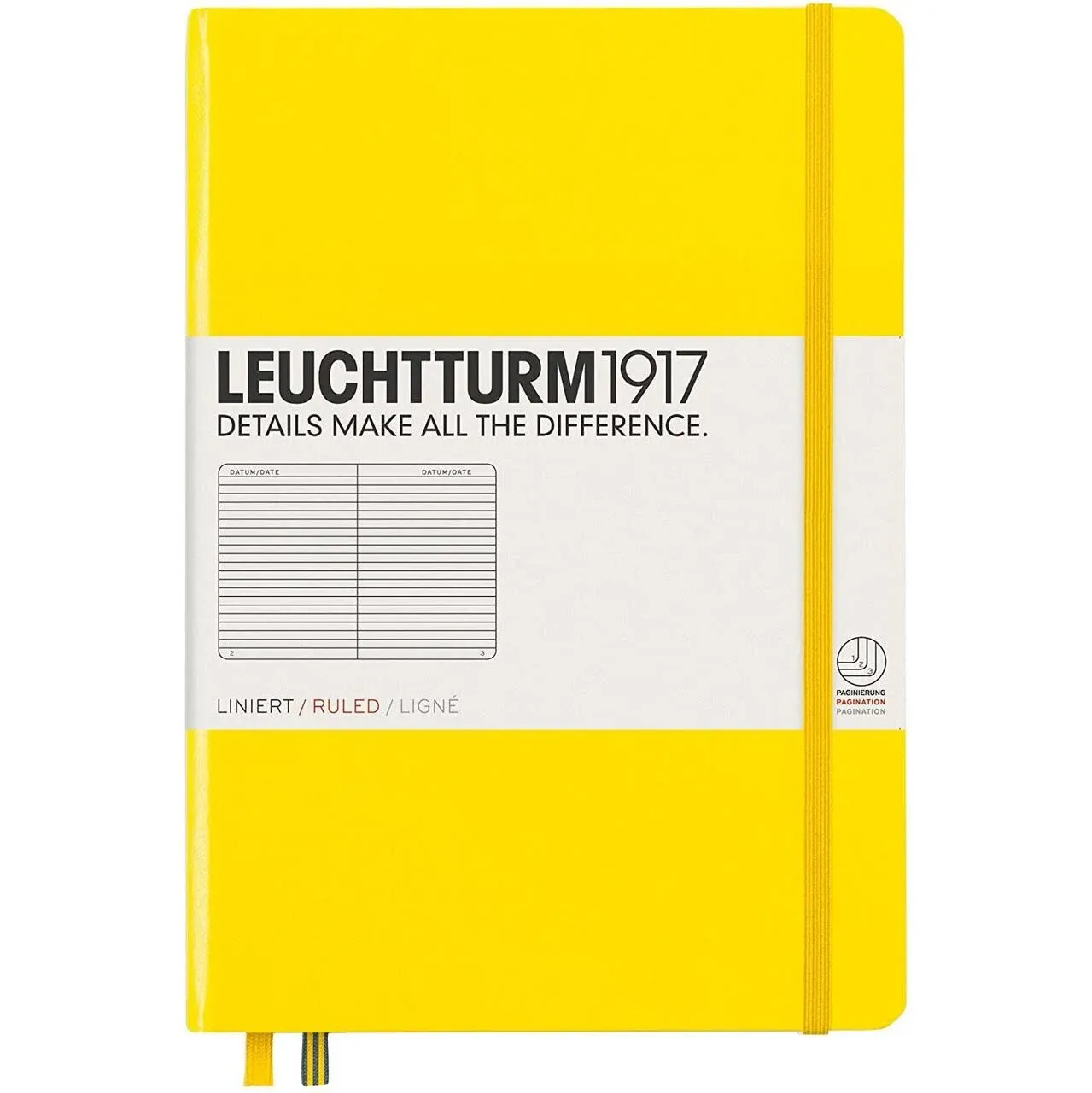 Leuchtturm Hardcover Notebook, Forest Green, Medium (A5), 251 p., ruled