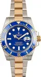 Rolex Men's Submariner Date Watch 116613LB-0005 - Blue Dial - Yellow Rolesor Case - Bezel with Blue Cerachrom Insert in Ceramic - Yellow Rolesor Oyster Bracelet