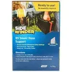 Camco Sidewinder 10-Ft Camper/RV Sewer Hose Support | Telescoping Design Flexes Around Obstacles & Deep Cradles Secure Sewer Hose | Out-of-the-Box Ready & Folds for RV Storage and Organization (43031)