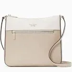 Kate Spade Leila Swingpack Crossbody Brown Leather KB649 Retail FS