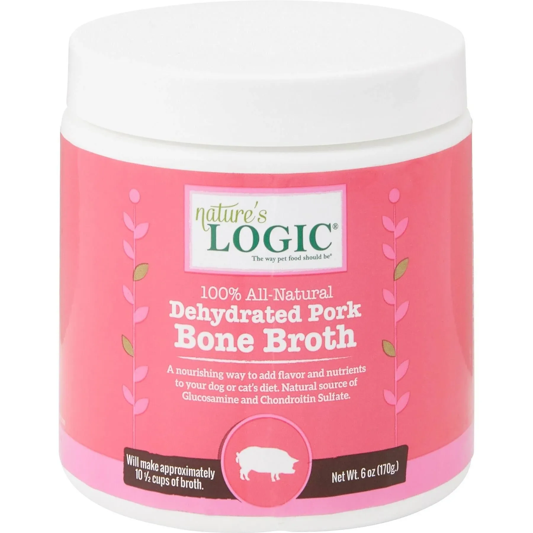 Nature's Logic Dehydrated Bone Broth | Pork 6 oz