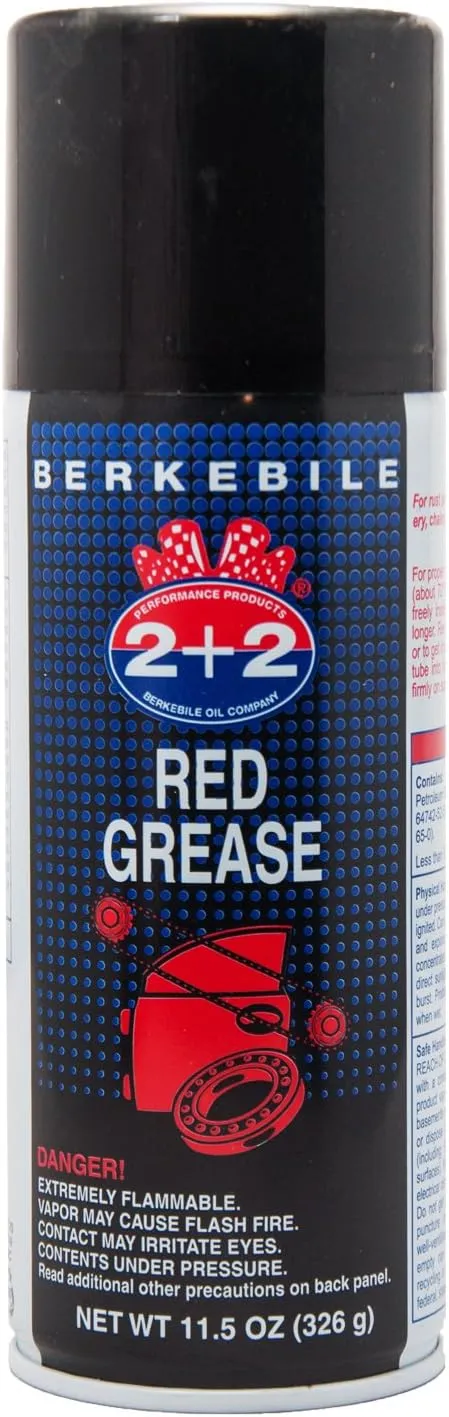 Berkebile Oil 2 + 2 B3600 Red Grease - 11.5 oz. Aerosol