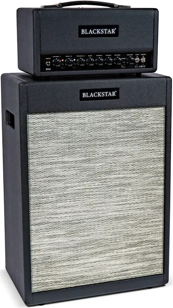 Blackstar St. James 2x12 Vertical Guitar Cabinet Black