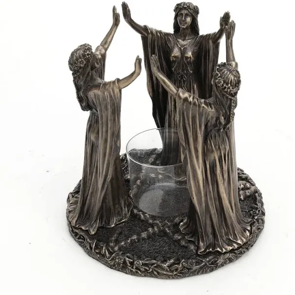 Triple Goddess Ritual Votive Holder by Medieval Collectibles