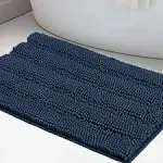 Turquoize Bathroom Rugs Bath Rug Non Slip Shaggy Bath Bathroom Chenille Bath Mat