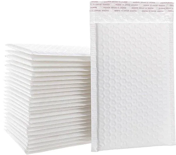 100 Pcs #4 9.5x14.5 Poly Bubble Padded Envelopes Mailers Self Adhesive Shipping Bags