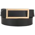 Genuine Leather Belt for Women Waist Skinny Dress Belt for Jeans Pants 0.93" Width Black Red Brown White