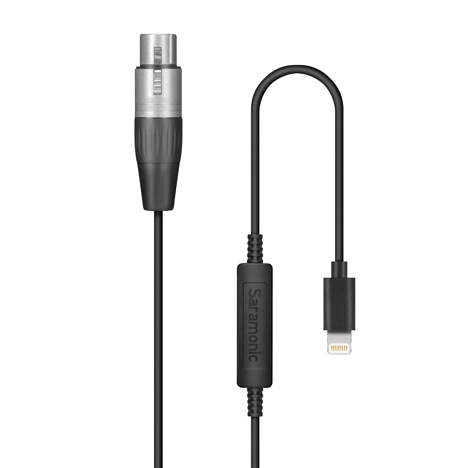 Saramonic LC-XLR Cable Interface with XLR-F to Apple Lightning