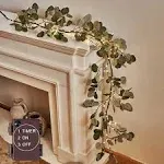 LITBLOOM Lighted Eucalyptus Garland