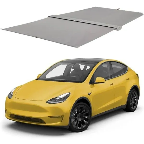 EZUNSTUCK Glass Sunroof Sunshade for Tesla Model Y 2021-2023, Shading and Heat Insulation, Retractable Rolling Storage