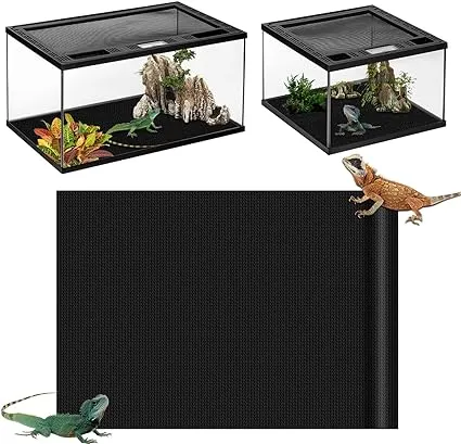 Hoplaep Bearded Dragon Tank Accessories, 17.5X120 Inches Bearded Dragon Mat ...