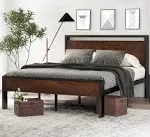 SHA CERLIN Platform Bed Frame