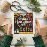 Spade to Fork Organic Home Garden Seed Kit Edible Flower Garden