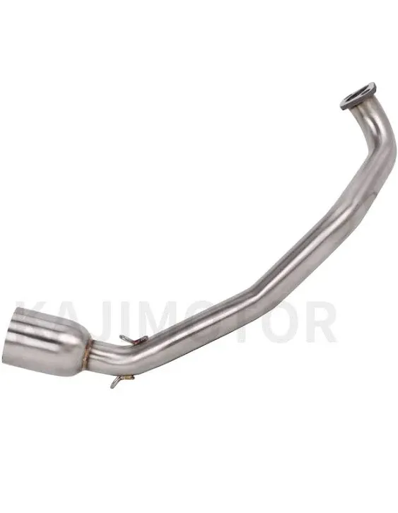 KAJIMOTOR Exhaust System Pipe Header Muffler For GY6 engine 125cc 150cc Scooter Moped ATV (310mm Single outlet)