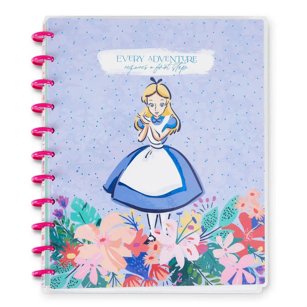 Happy Planner Disney Alice in Wonderland Notebook 60 Sheets + 2 Sticker Books