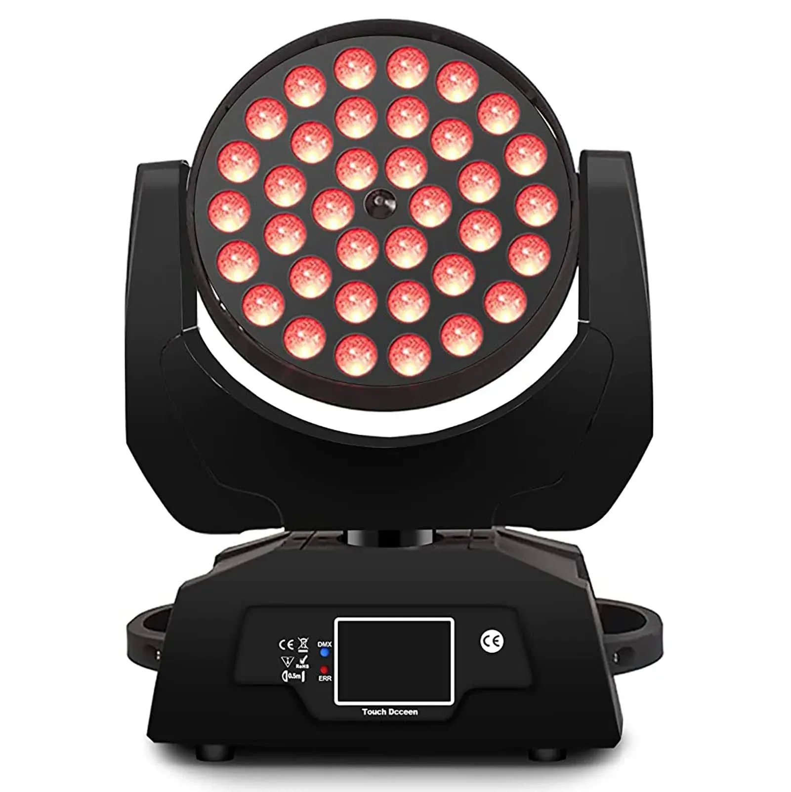 Moving Head Light LED 36X18W Wash Zoom Effect (15-90 Degree) DJ Lights RGBWA+UV 