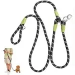 Multi-Function Hands Free Dog Leash， 7.5ft Rope Crossbody Dog Leash Reflectiv...