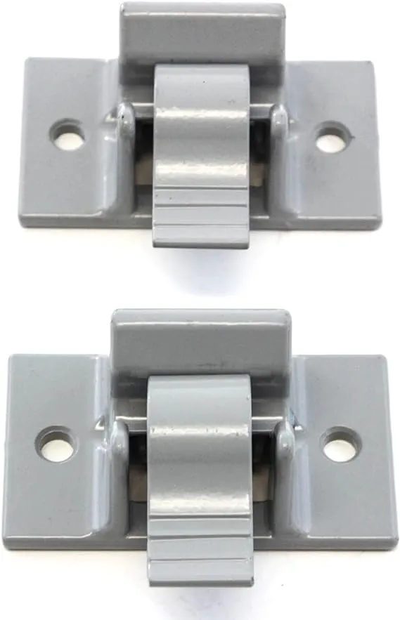 Red Hound Auto Mounting Brackets (2) Compatible with Dometic Sunchaser Lower Awning Arm Bottom Replacement Gray RV Camper Trailer