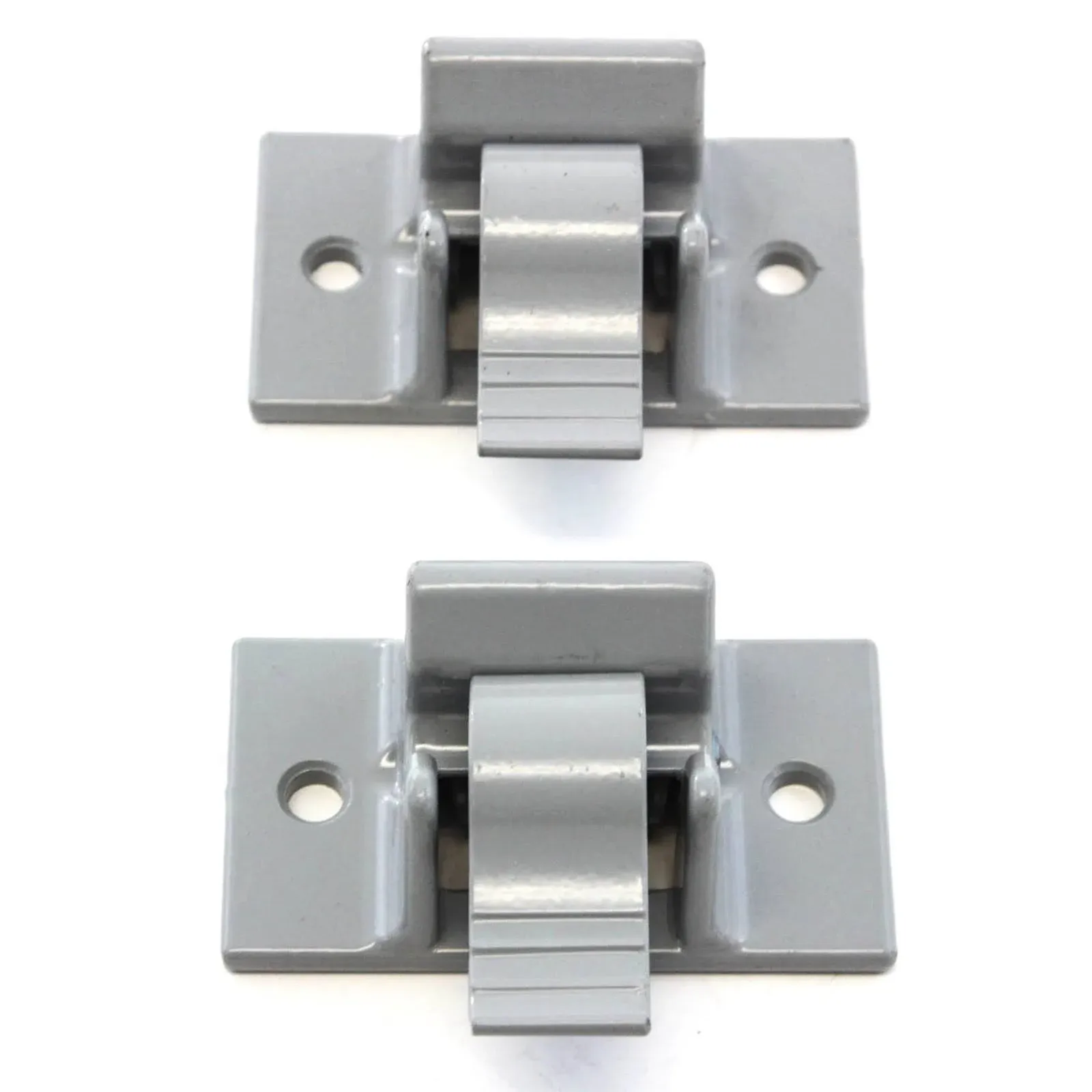 Red Hound Auto Mounting Brackets (2) 3 1/2 x 2 inches, 2 9/16 Grey 