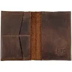 , Leather Passport and Card Organizer, Holds Up to 6 Cards Plus Folded Bills,...