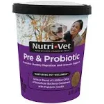 Nutri-Vet Pre and Probiotic Soft Chews for Dogs | Digestive Health Support Dog Probiotics | Tasty Alternative to Dog Probiotic Powder | 120 Soft Chews