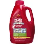 Nature's Miracle P-98145 Advanced Dog Stain and Odor Remover,Red,128 oz