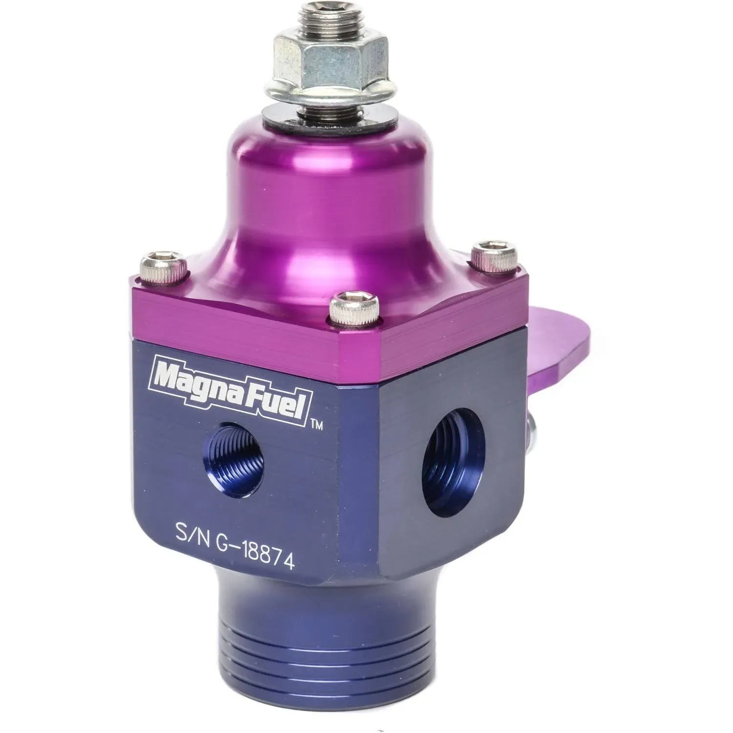 MagnaFuel MP-9633 2-Port Fuel Regulator with -10AN Inlet and -6AN outlets