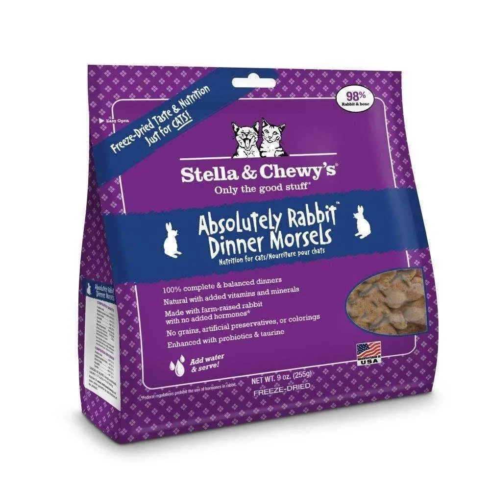 Stella & Chewy's Absolutely Rabbit Dinner Morsels Grain Free Freeze Dr