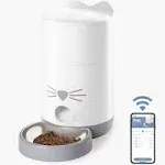 Catit - PIXI Smart Feeder - Automatic Cat Food Dispenser - Timed Pet Feeder for Cats with Dry Food Dispenser, Dessicant Bag, Portion Control, WiFi Enabled