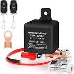 Remote Battery Disconnect Switch 12V 200A Car Kill Switch Anti-Theft Remote C...