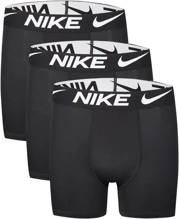 Boys Nike 3 Pack Essential Boxer Briefs