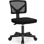 Sweetcrispy Office Computer Desk Chair, Ergonomic Low-Back Mesh Rolling Work Swi