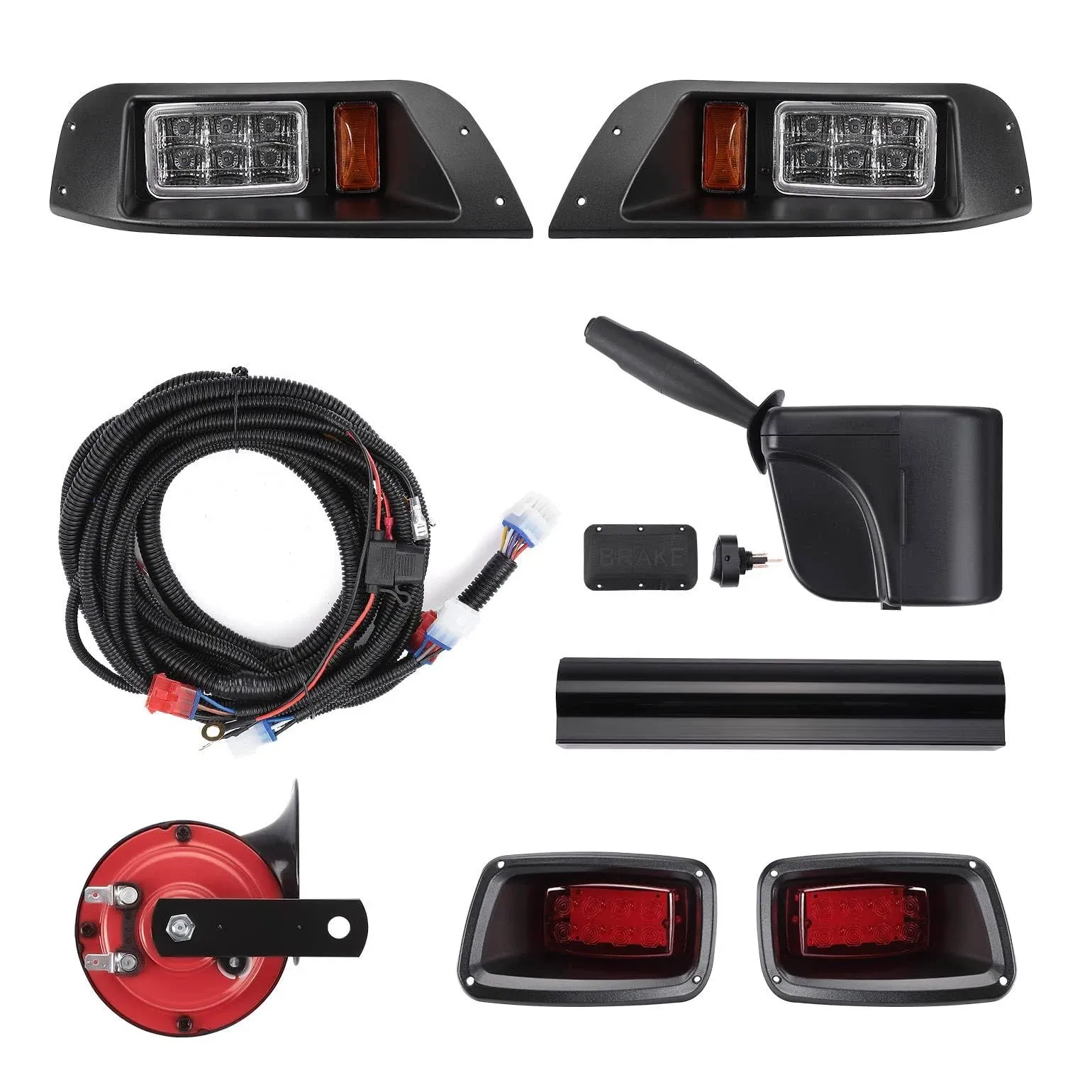 Golf Cart LED Light Kit Headlight & Tail w/Turn Signal Switch for EZGO TXT 96-13  | eBay