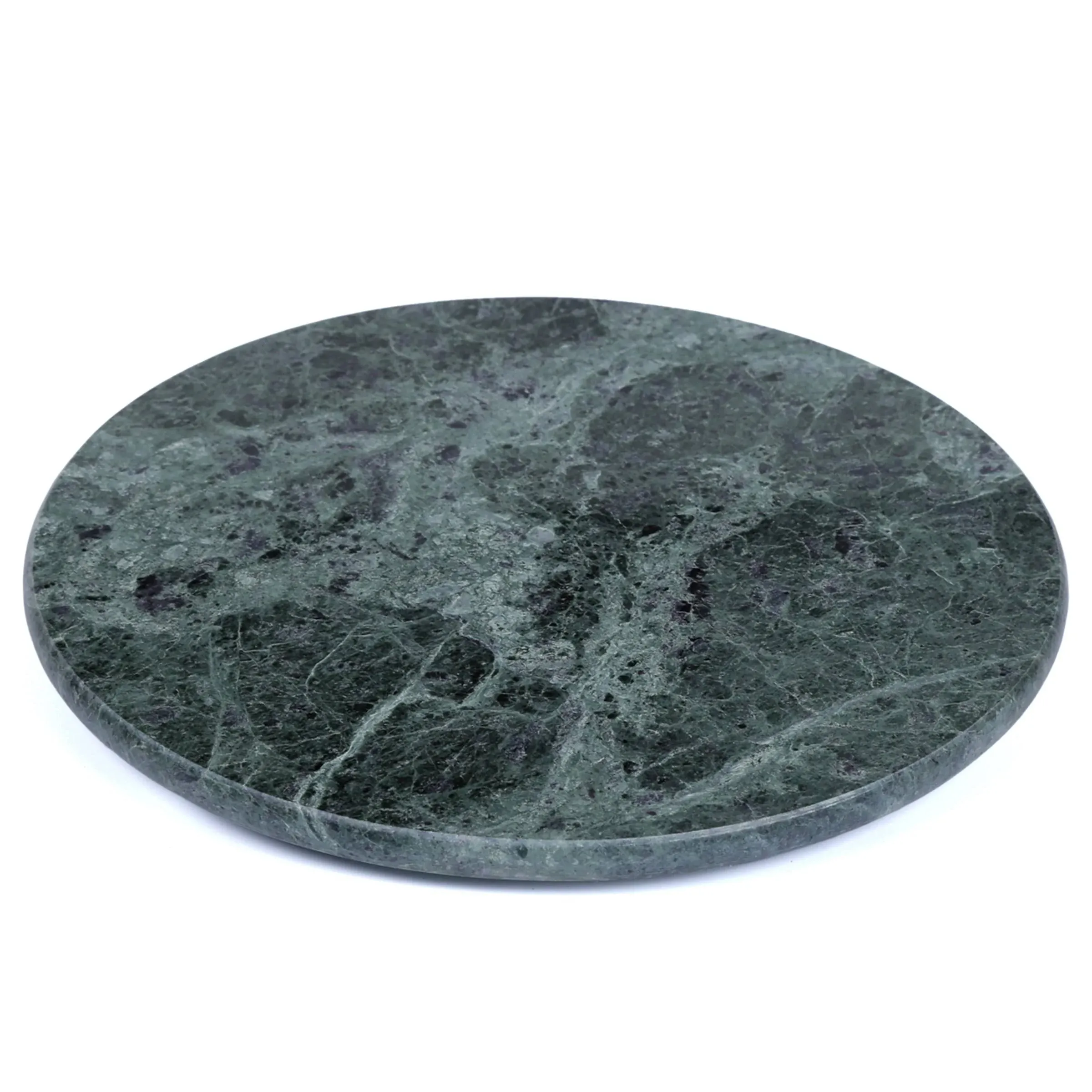 Creative Home 8 in. Green Marble Round Trivet