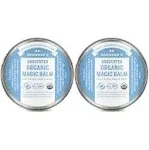 Dr. Bronner's - Organic Magic Balm - Baby Unscented Made with Organic Beeswax & Hemp Oil Moisturizes & Soothes Hands Face & Body (2 oz 2-Pack)