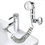 Sink Faucet Sprayer Attachment Hair Pet Rinser Showerhead with Stop Water-saving Function